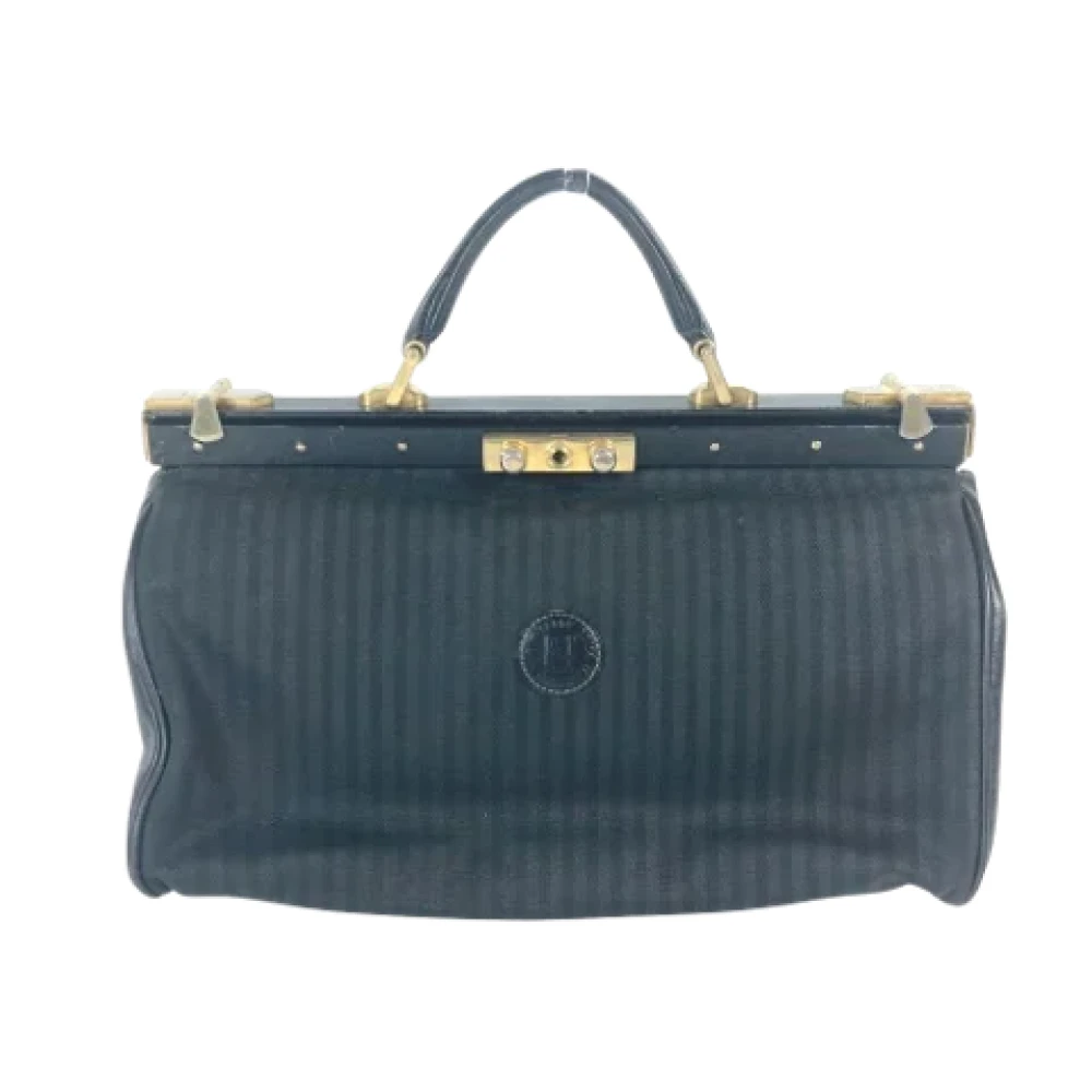 Fendi Vintage Pre-owned Plastic handbags Black Dames