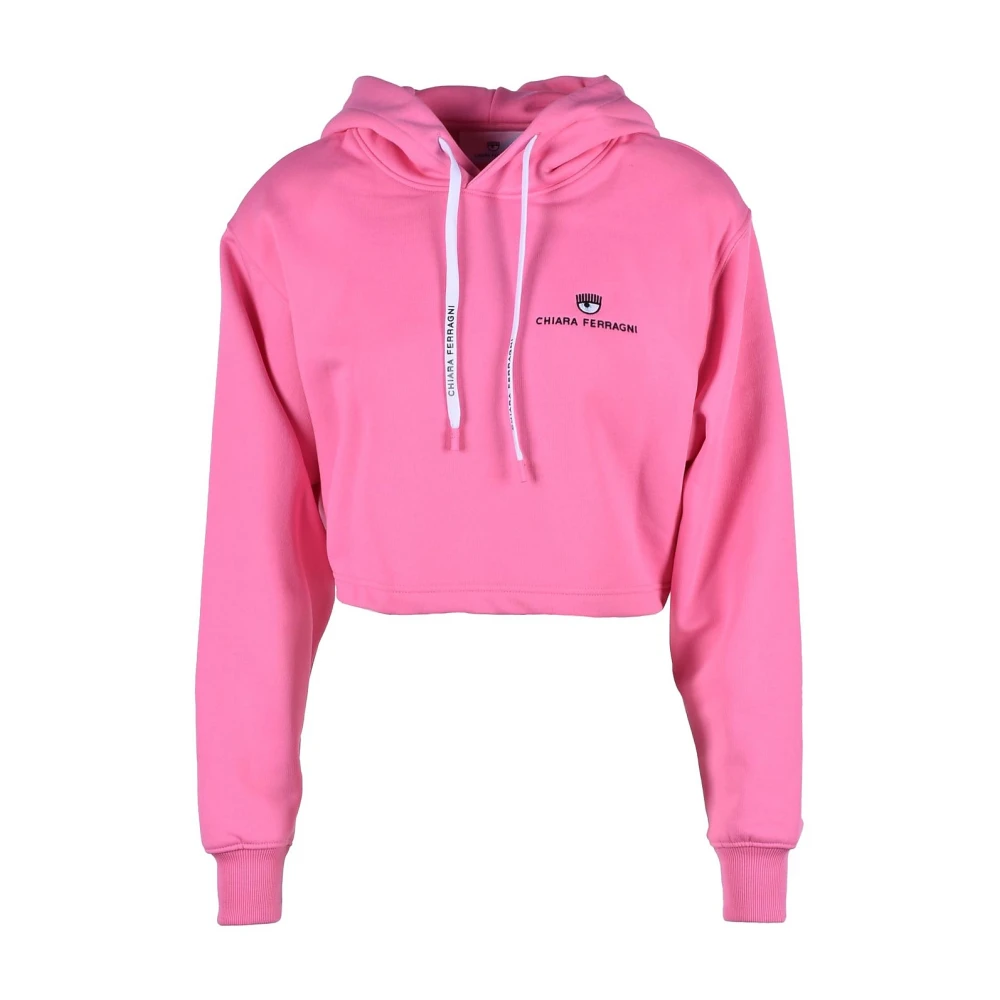 Chiara Ferragni Collection Stijlvolle hoodie voor modebewuste vrouwen Pink Dames