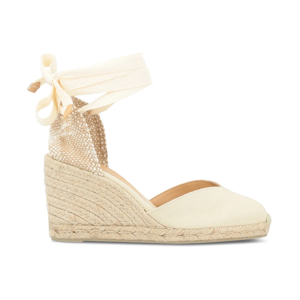 Castañer , Wedges, Female, White, 5 Uk, Chiara Wedge Espadrille