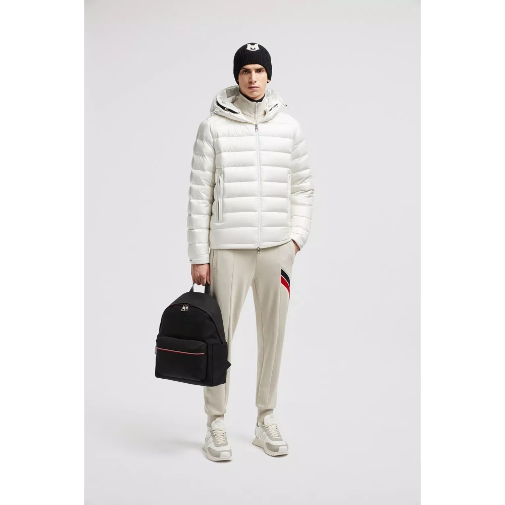 Moncler Witte Jassen met Verstelbare Capuchon White Heren
