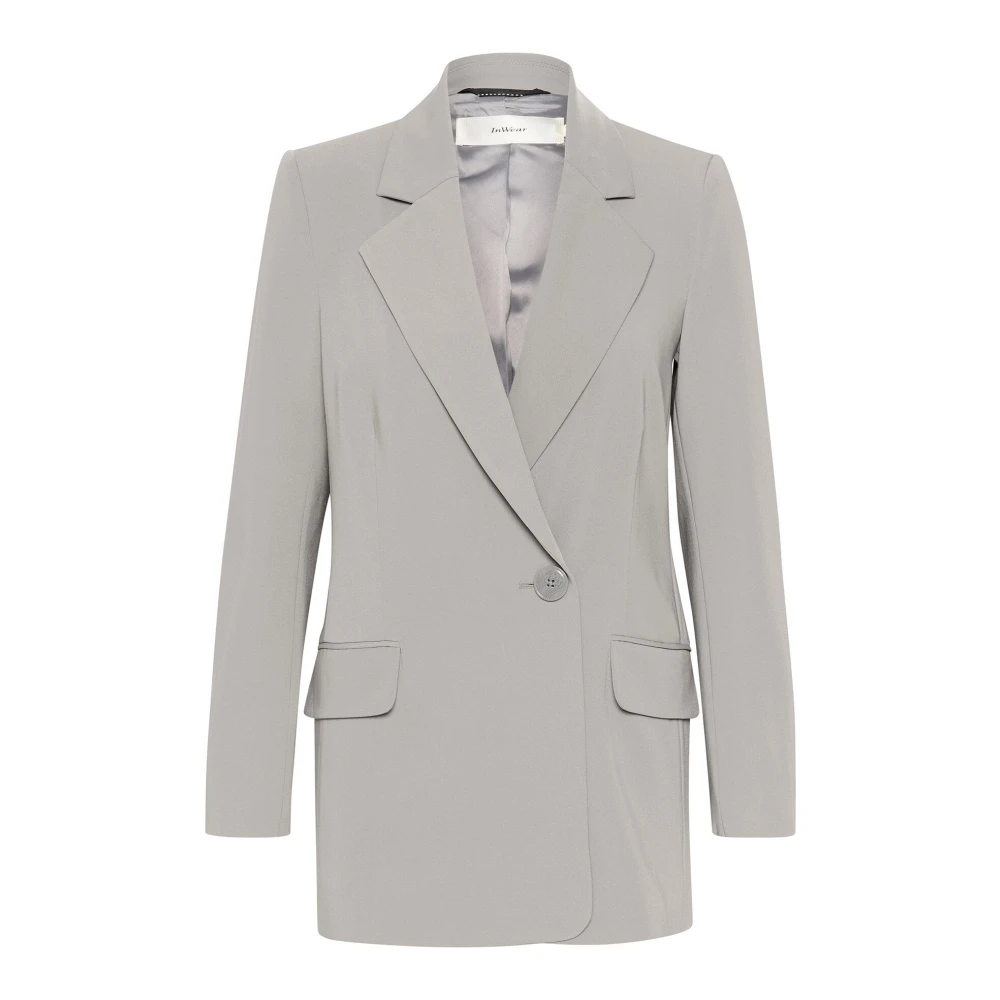 Inwear Women's Gray Blazers, 2XL, Adian Blazer