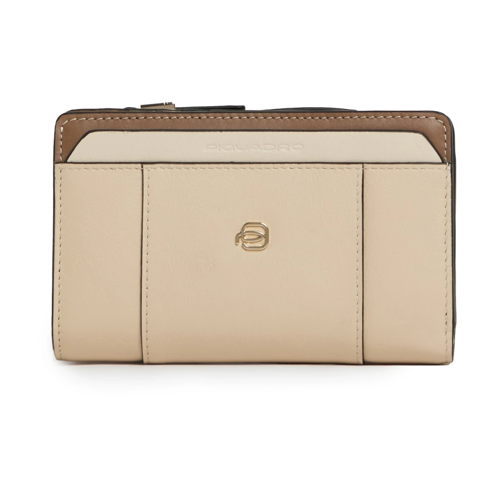 Piquadro Beige Circle Plånbok