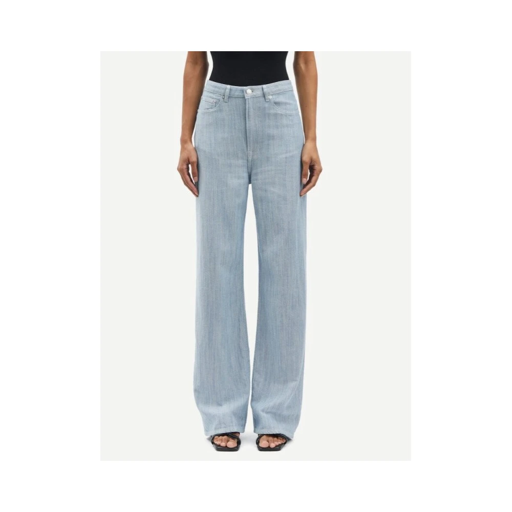 Samsøe Flared Shelly Breeze Denim Jeans Blue Dames