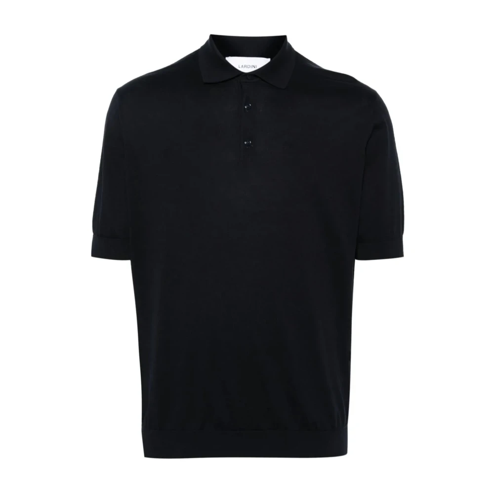 Lardini Zwarte T-shirts & Polos Ss24 Black Heren
