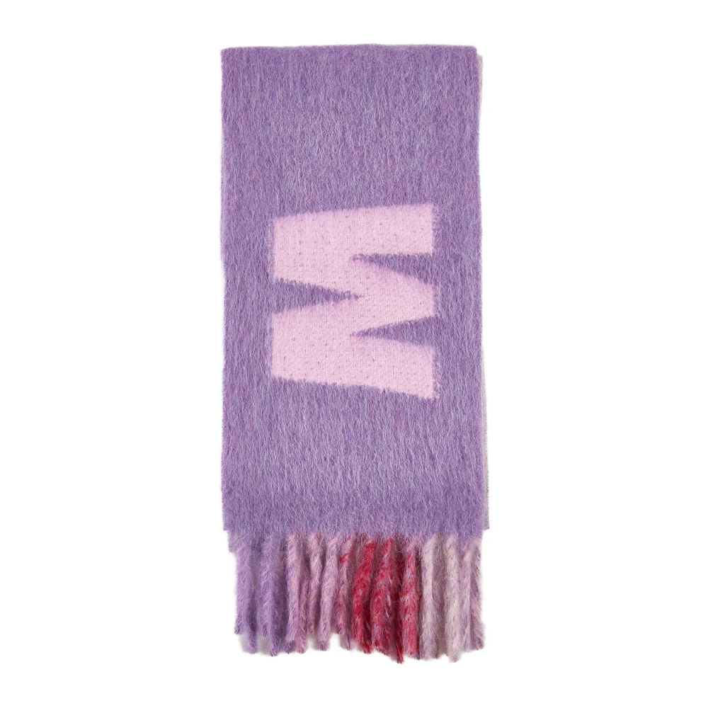 Marni Stijlvolle Sjaals Collectie Purple Dames