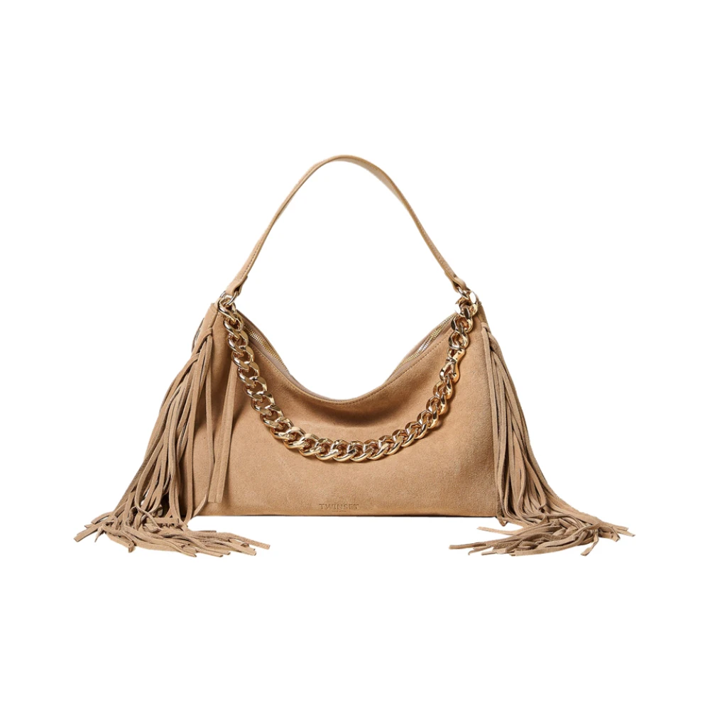 Twinset Women's Beige Liliane Medium Shoulder Bag
