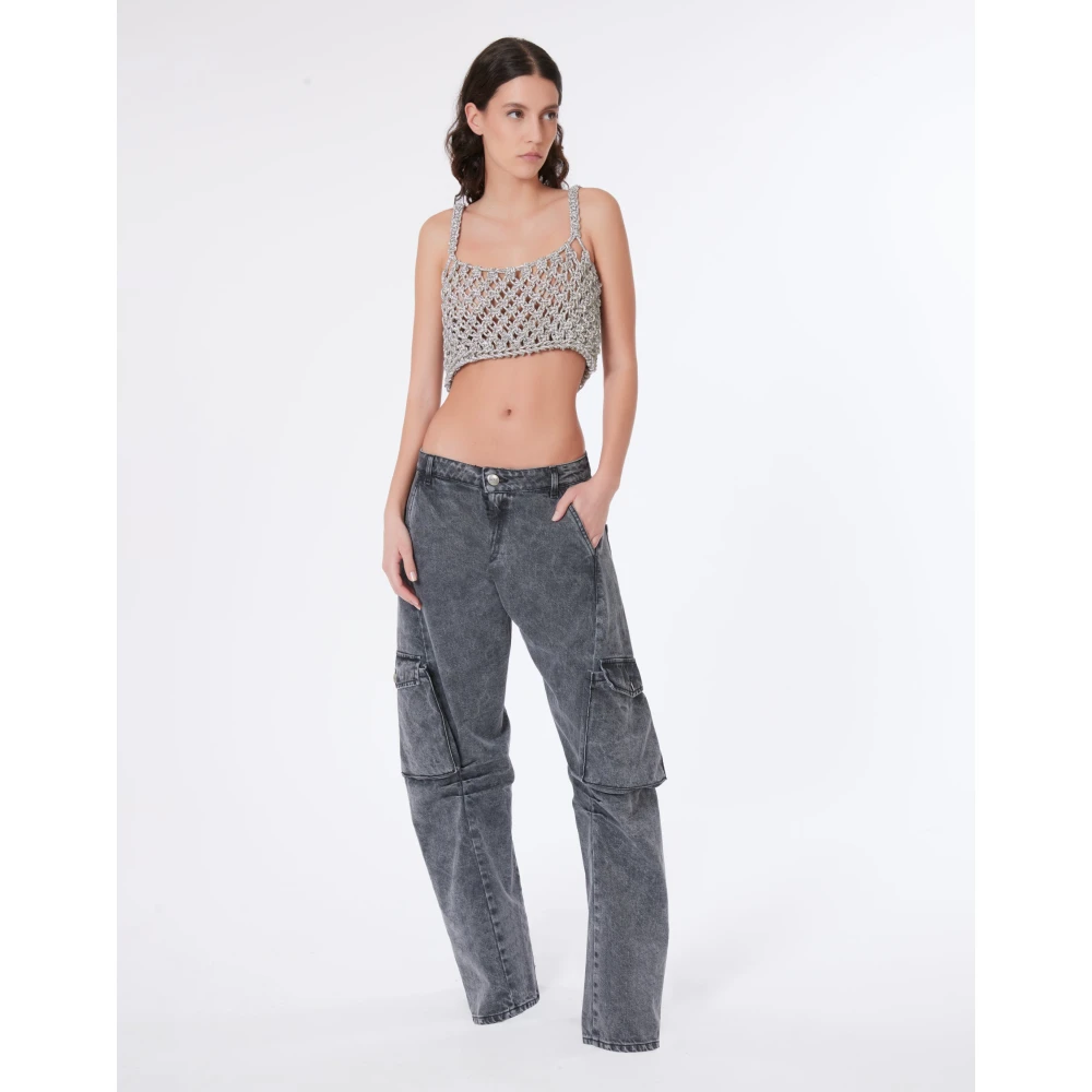 MVP wardrobe Kristallen Diamant Top Gray Dames