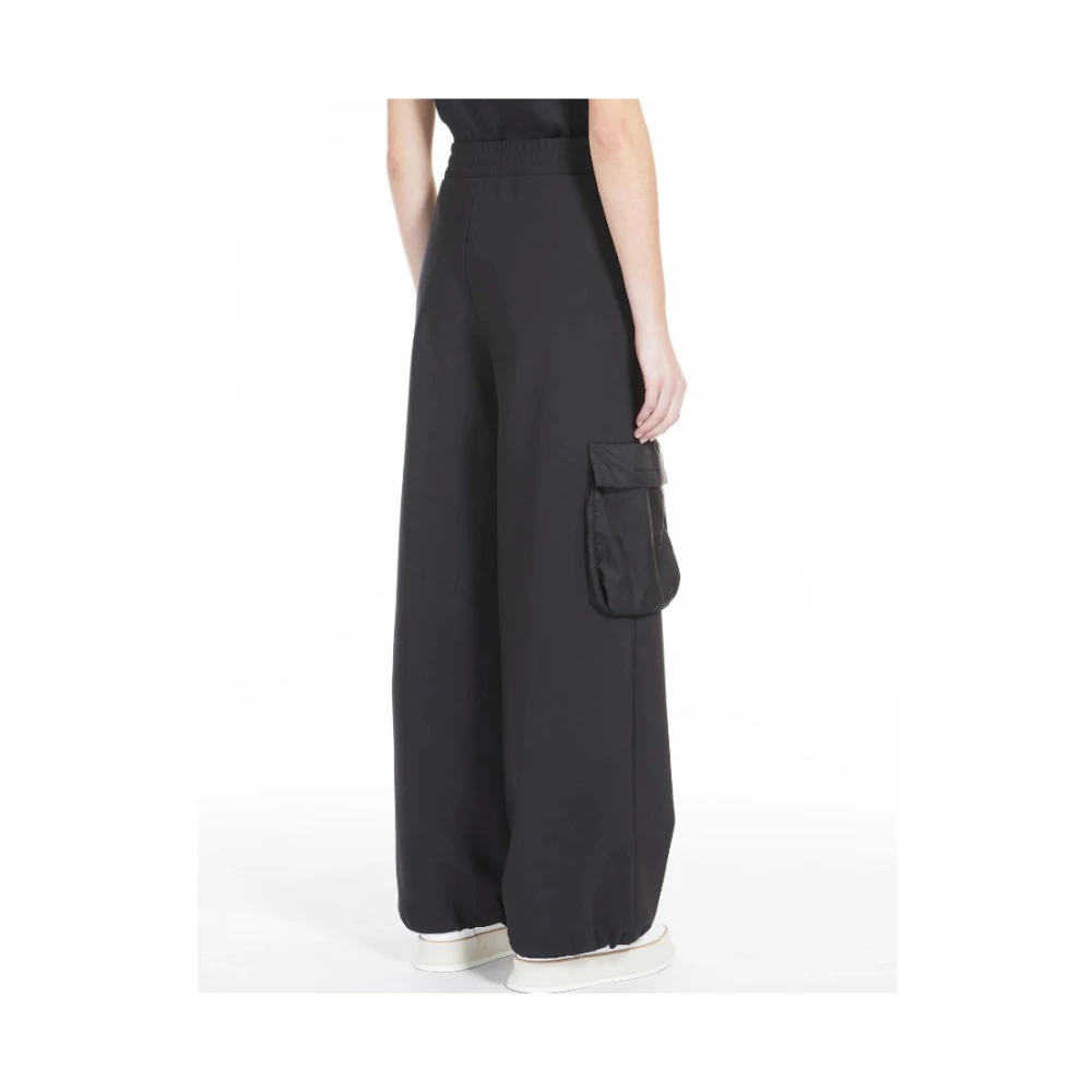 Max Mara Zwarte Broek Regular Fit Black Dames
