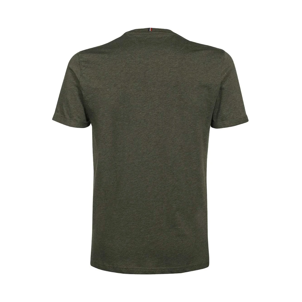 Les Deux Geribbelde katoenen T-shirt Gray Heren
