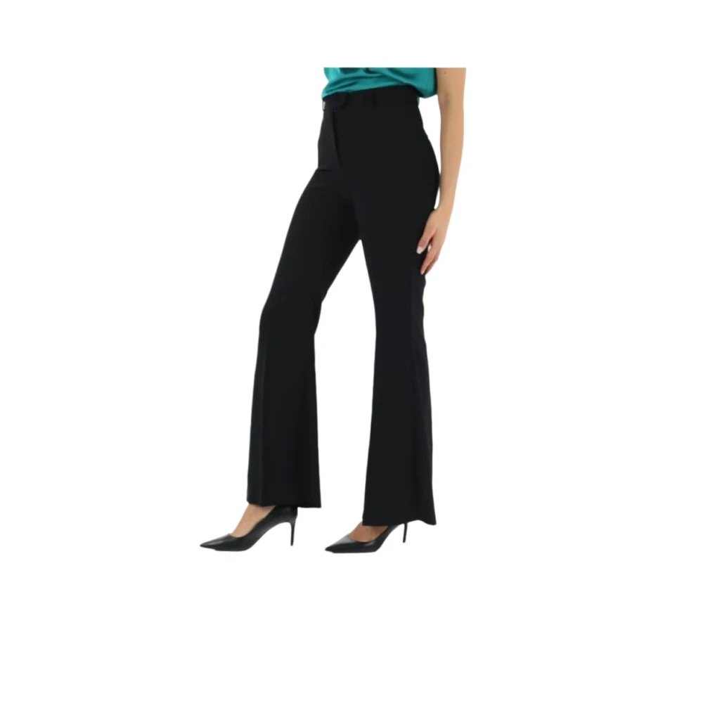 Pennyblack Katoenen Broek Grijs Label Black Dames