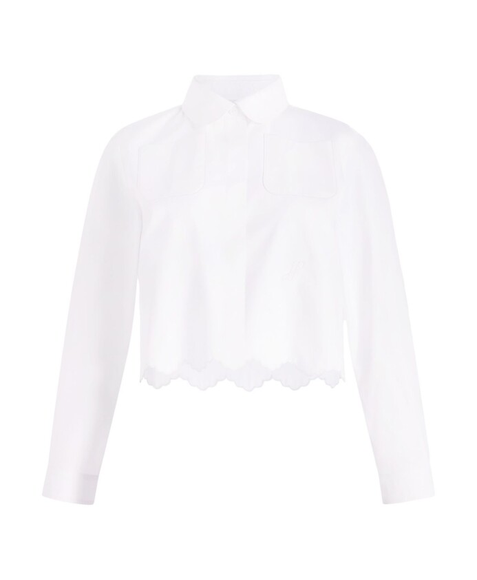 chemise-courte-en-coton-blanc