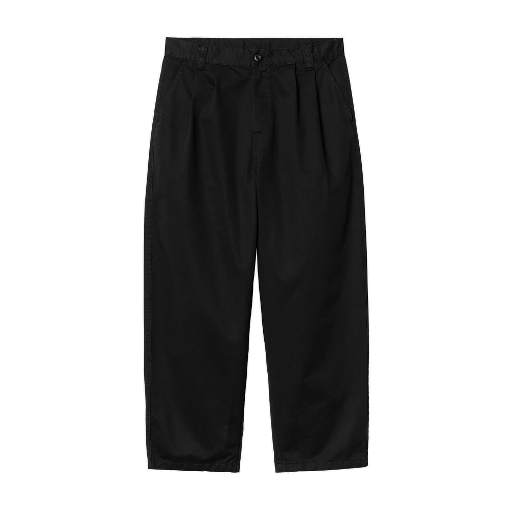 Carhartt Wip Men's Black Merrick Pant - Wide Trousers - W33 - Trousers