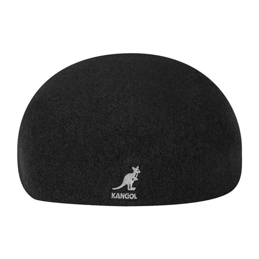 Kangol Svart sömlös ullkeps 507 Black, Herr