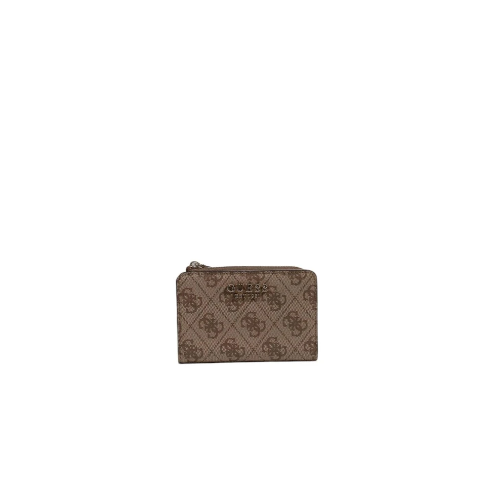 Guess Stijlvolle Polyethyleen Dames Portemonnee Collectie Brown Dames