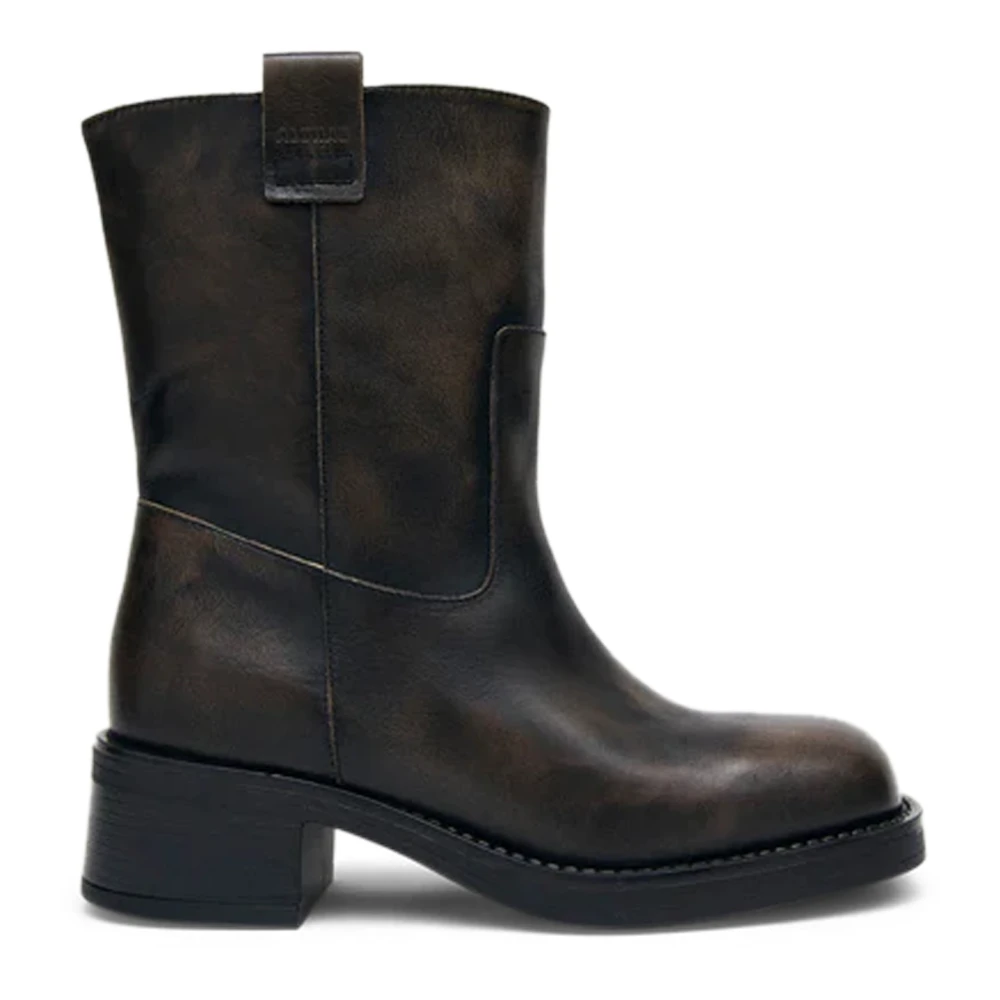 Alohas Rajan Leather Boots - Female - Ankle Boots - Brown - 6 Uk - Shoes