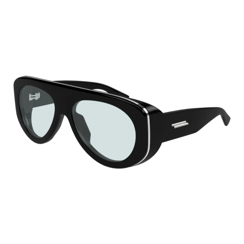 Bottega Veneta Unisex Black Sunglasses, 58 Mm, Shield Sunglasses