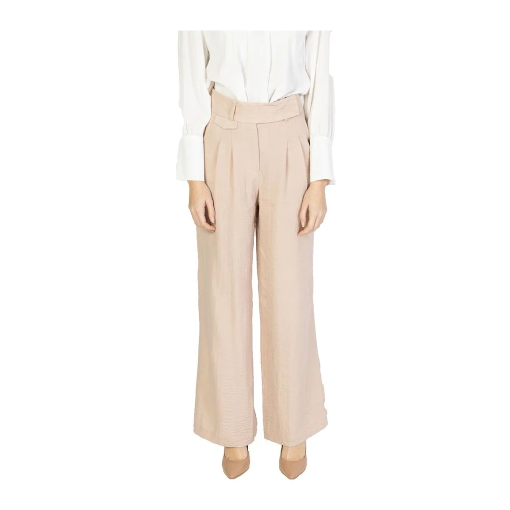Vero Moda Palazzo Broek Viscose Blend Lente Zomer Collectie Pink Dames