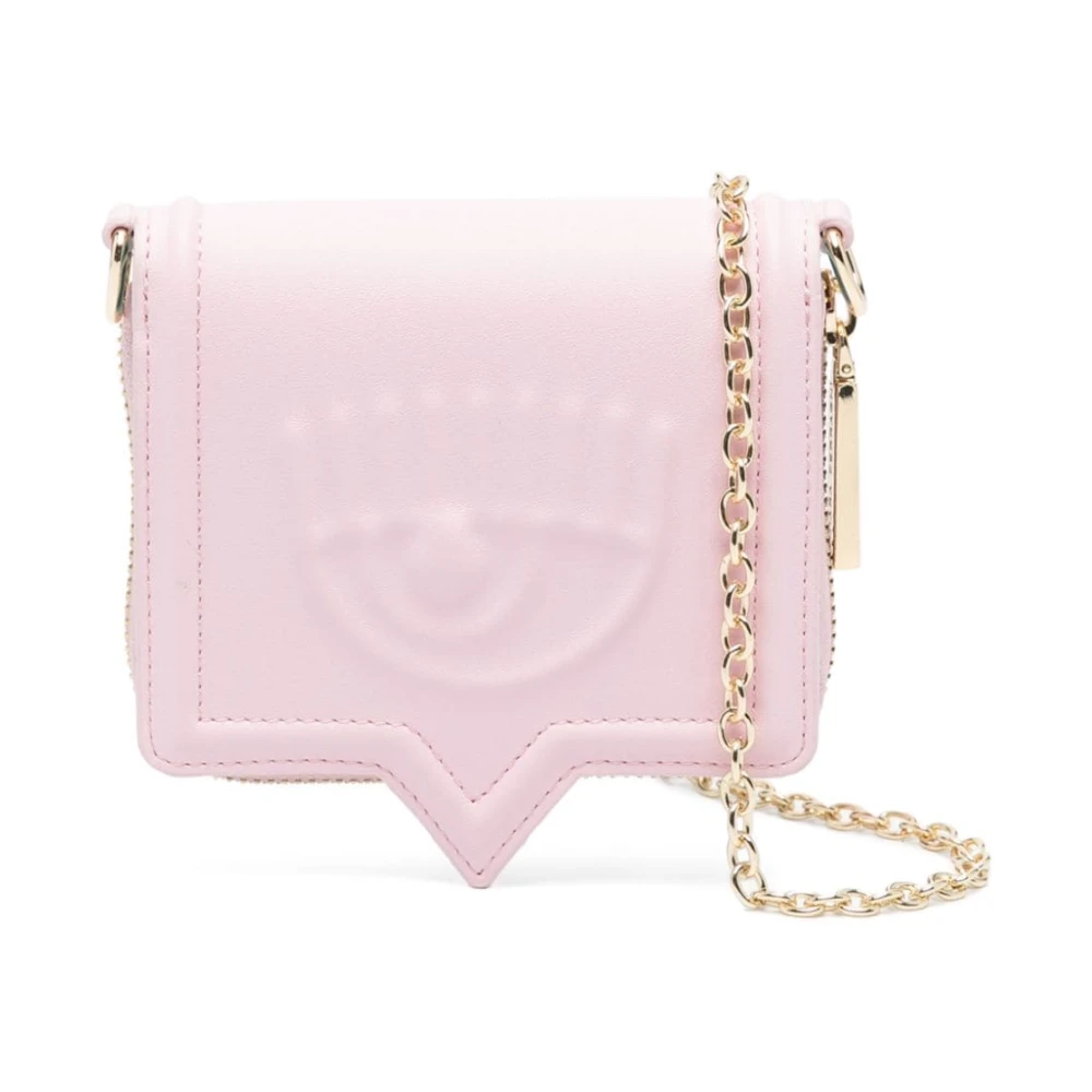Chiara Ferragni Collection Roze Eyelike Bags Sketch 12 Portemonnees Pink Dames