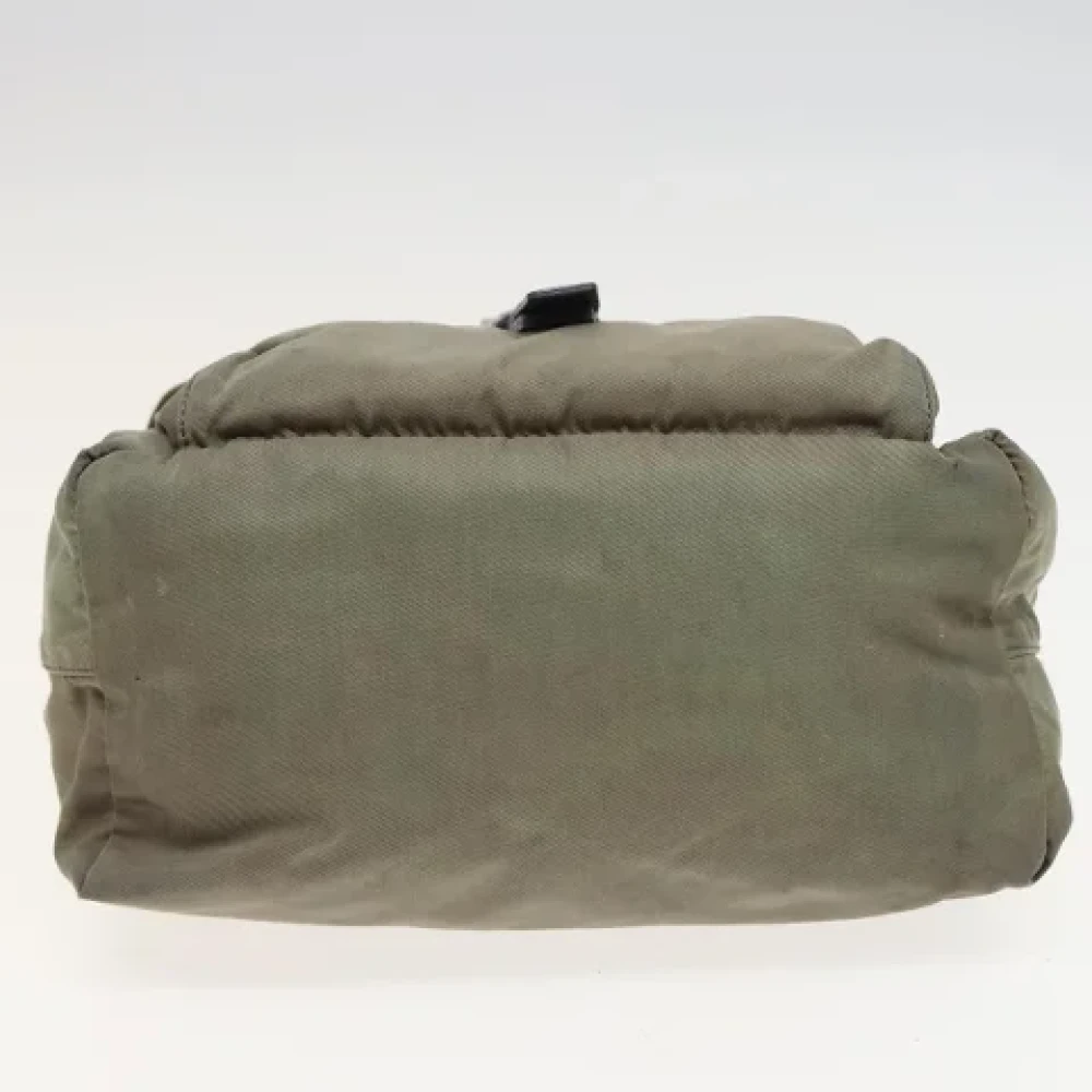 Prada Vintage Pre-owned Nylon prada-bags Brown Dames