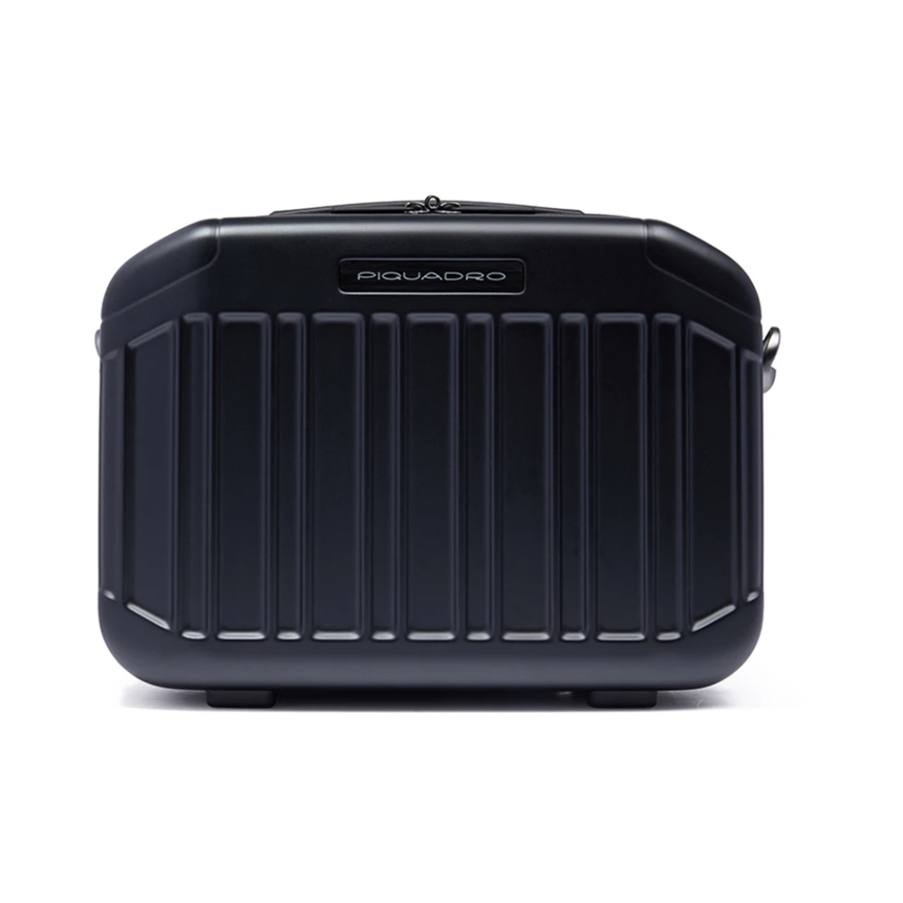 Piquadro Unisex Zwart Tassen One Size, Polyester, Beautycase