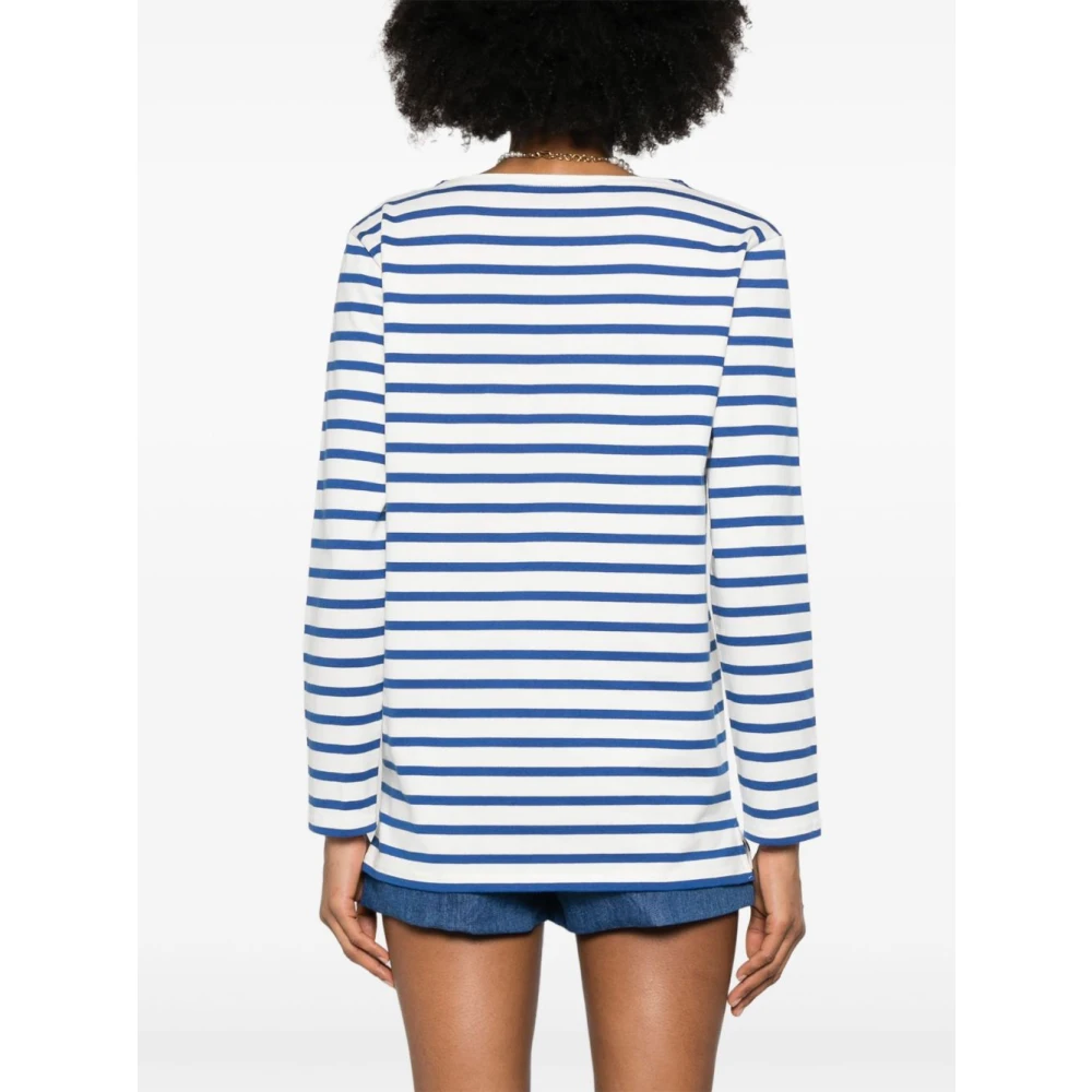 Valentino Stijlvolle T-shirts en Polo's in Ivoor Blue Dames