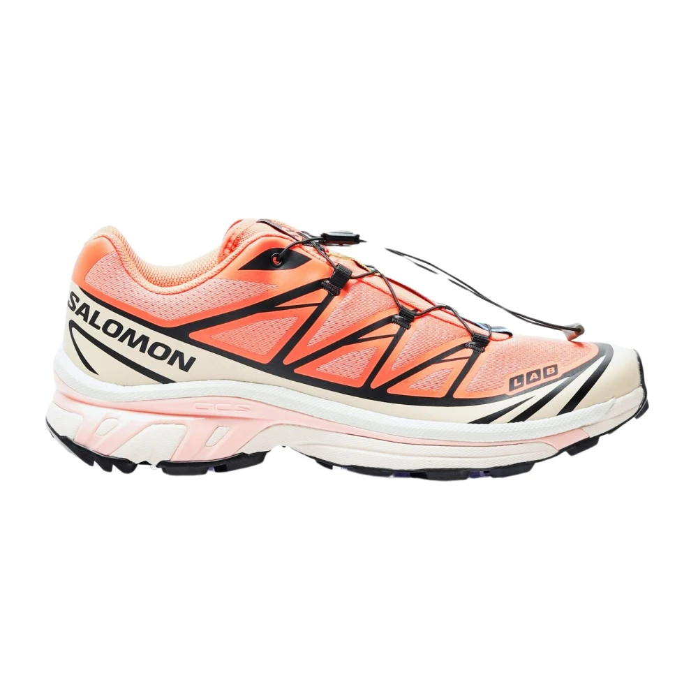 Salomon Lättvikts Quicklace Sneakers Orange, Herr