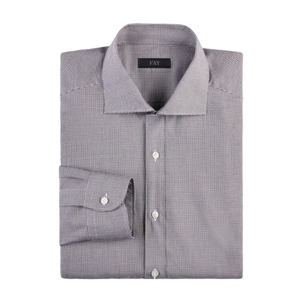 Fay Stijlvolle Overhemden Collectie Gray Heren