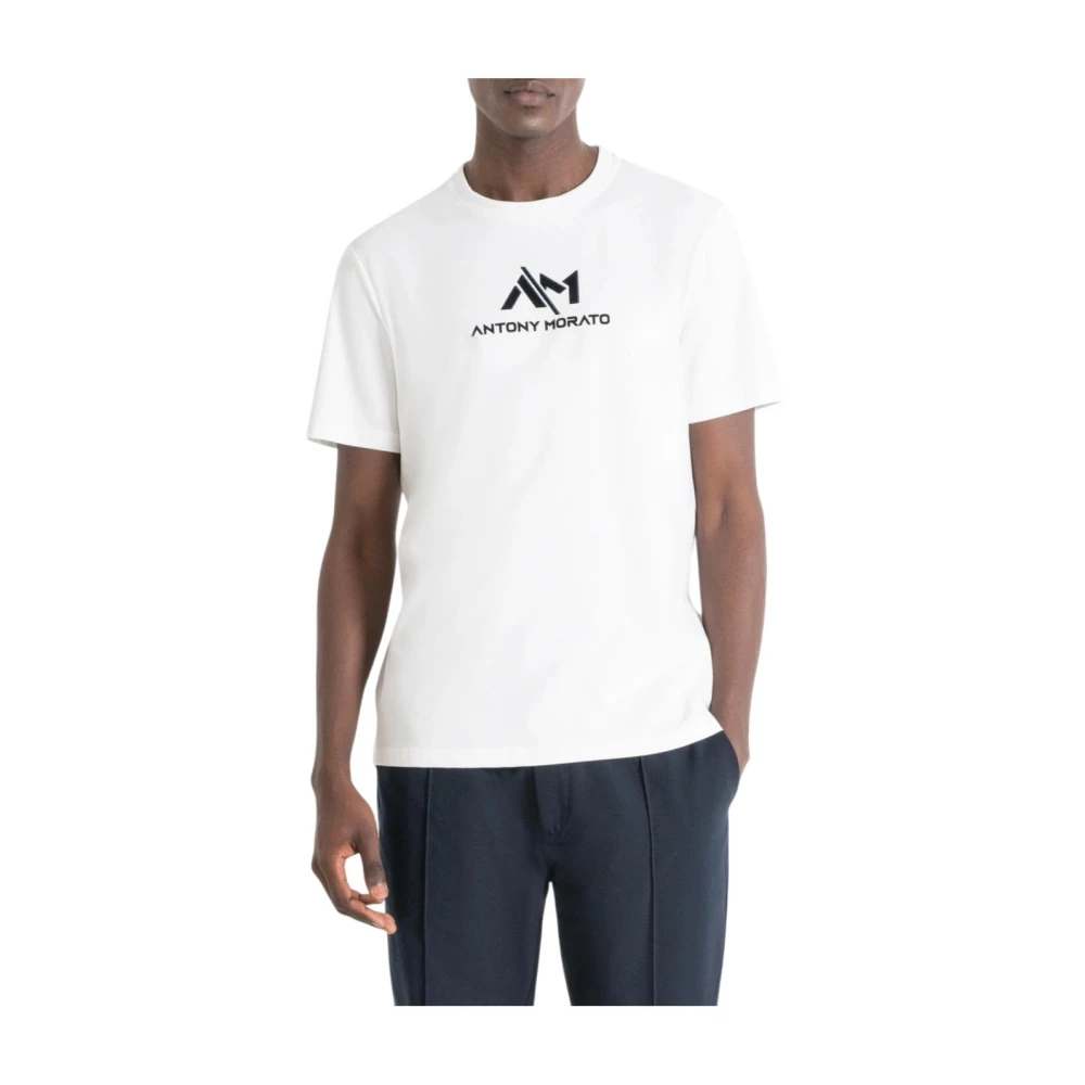 Antony Morato Wit T-shirt met eigentijdse stijl White Heren