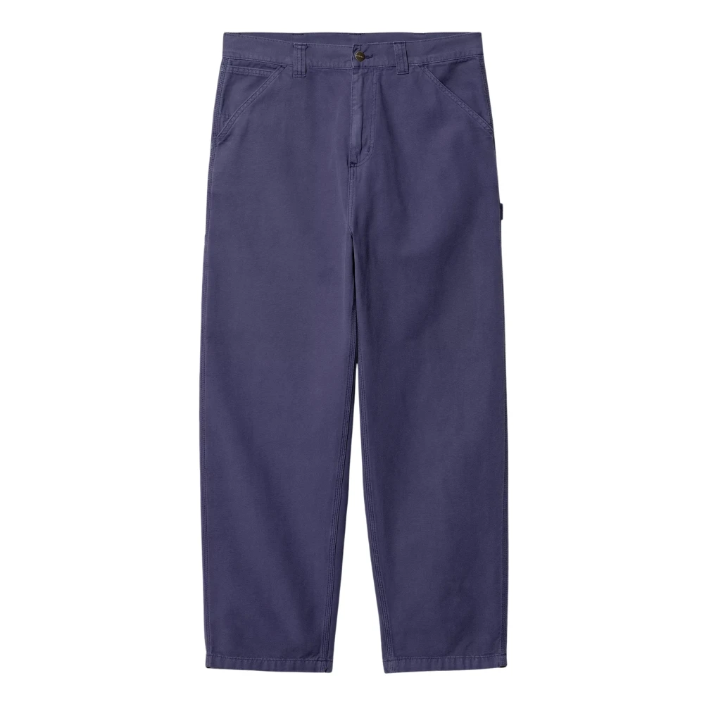 Carhartt WIP Ruimvallende werkbroek Purple Heren