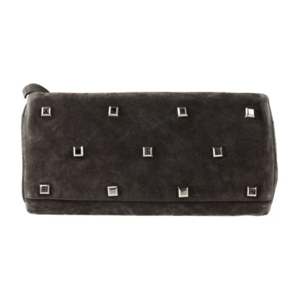 Salvatore Ferragamo Pre-owned Fabric handbags Brown Dames