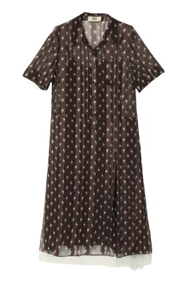 brown-midi-dress-for-women