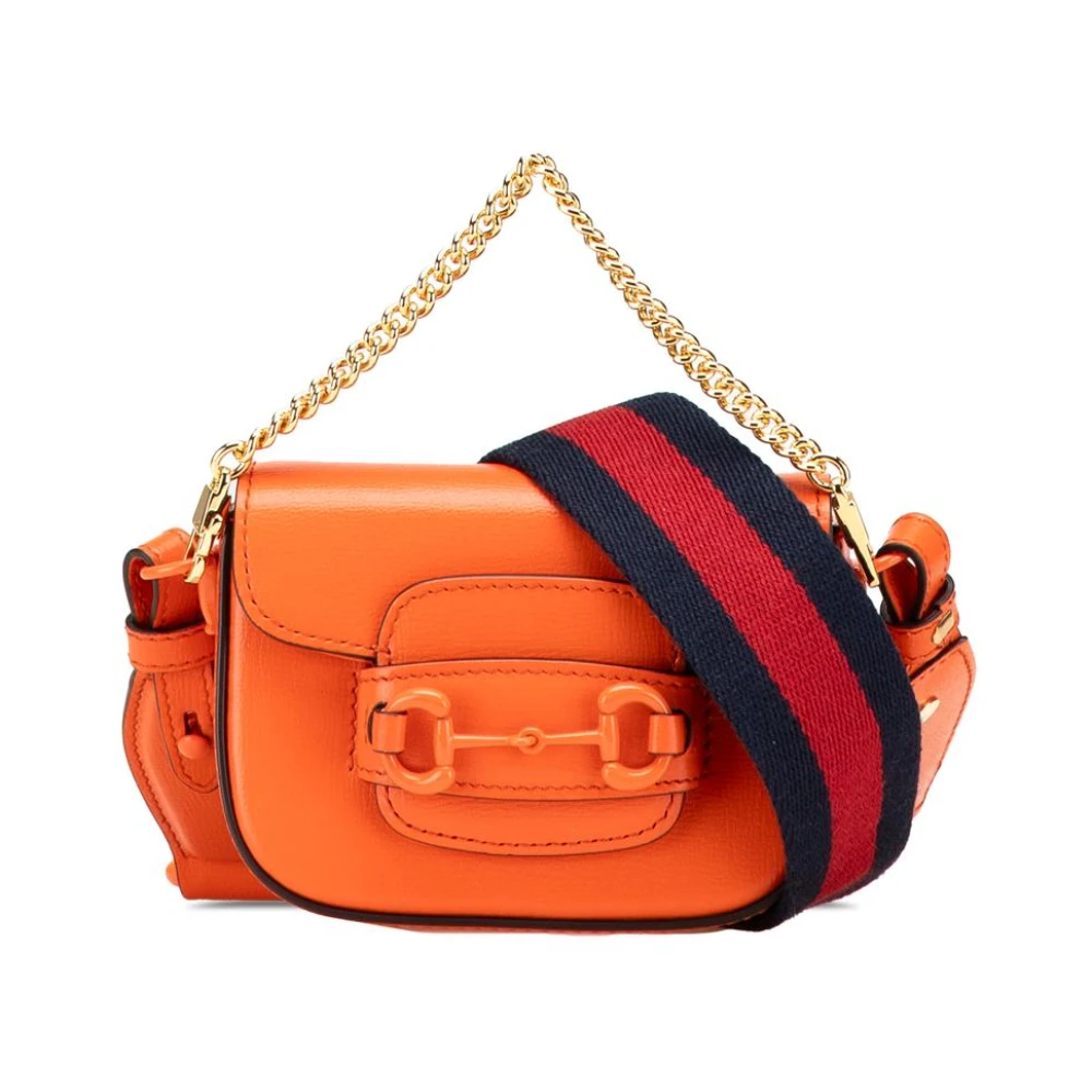 Gucci Vintage Donna Arancione Pre-Owned, Taglia Unica, Used,