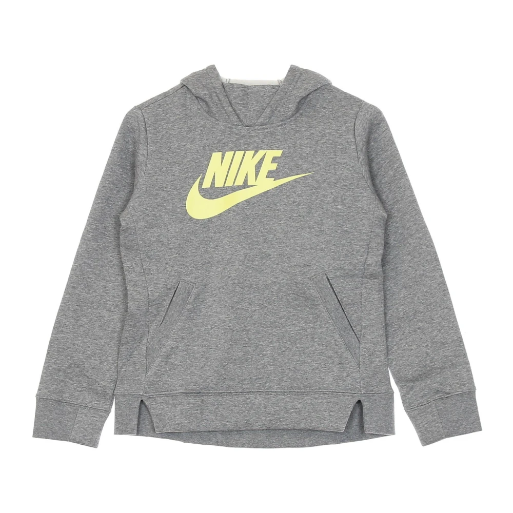 Nike Sportieve Hoodie Pullover Gray Heren