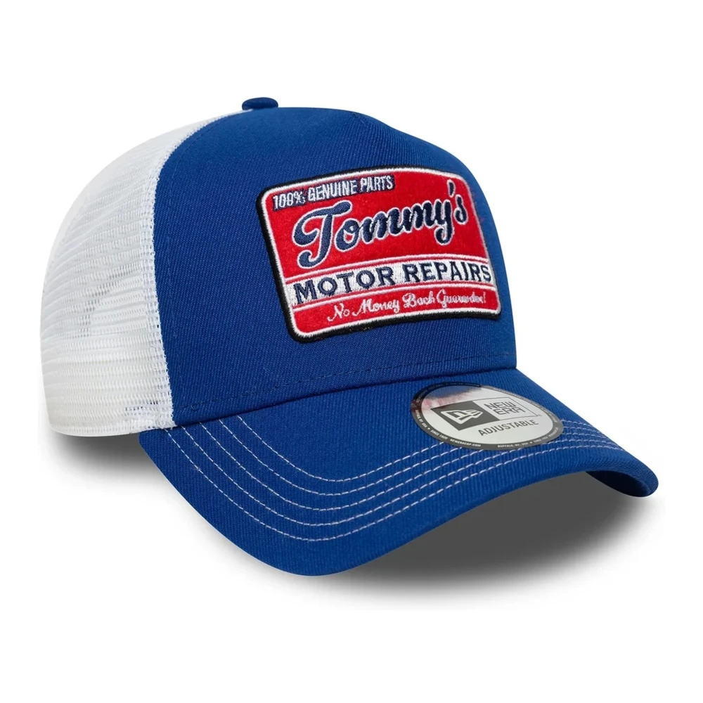 new era Vintage Trucker Pet Koningsblauw Blue Heren
