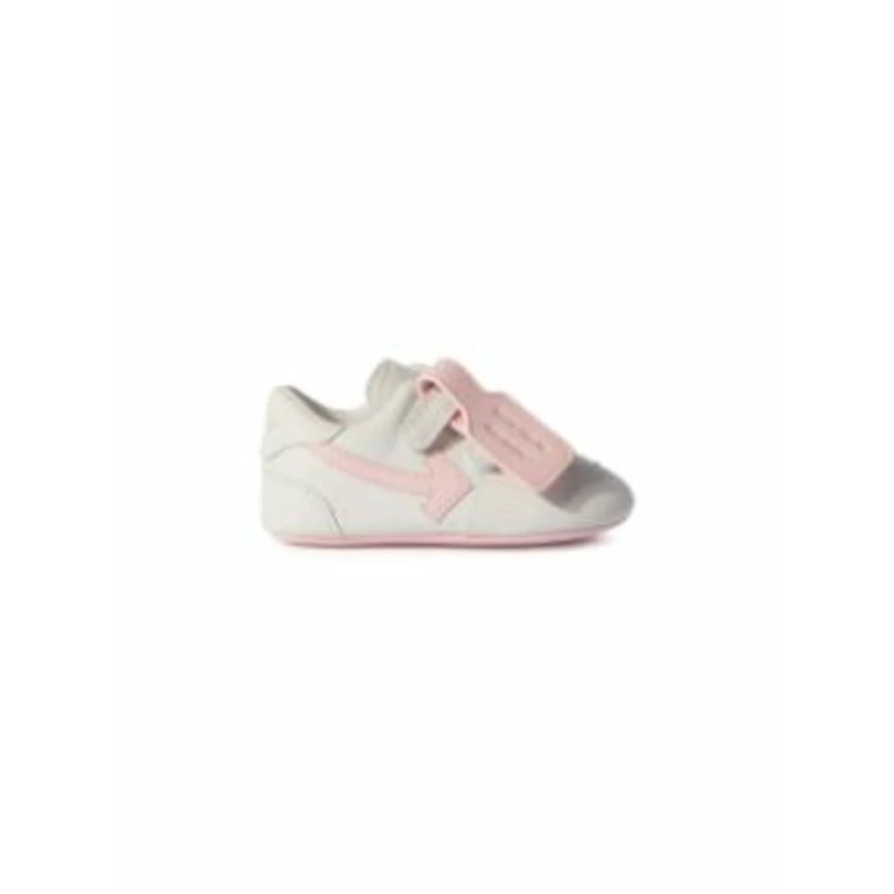 Off White Barn Sneakers Mjuk Rosa Mini White, Flicka