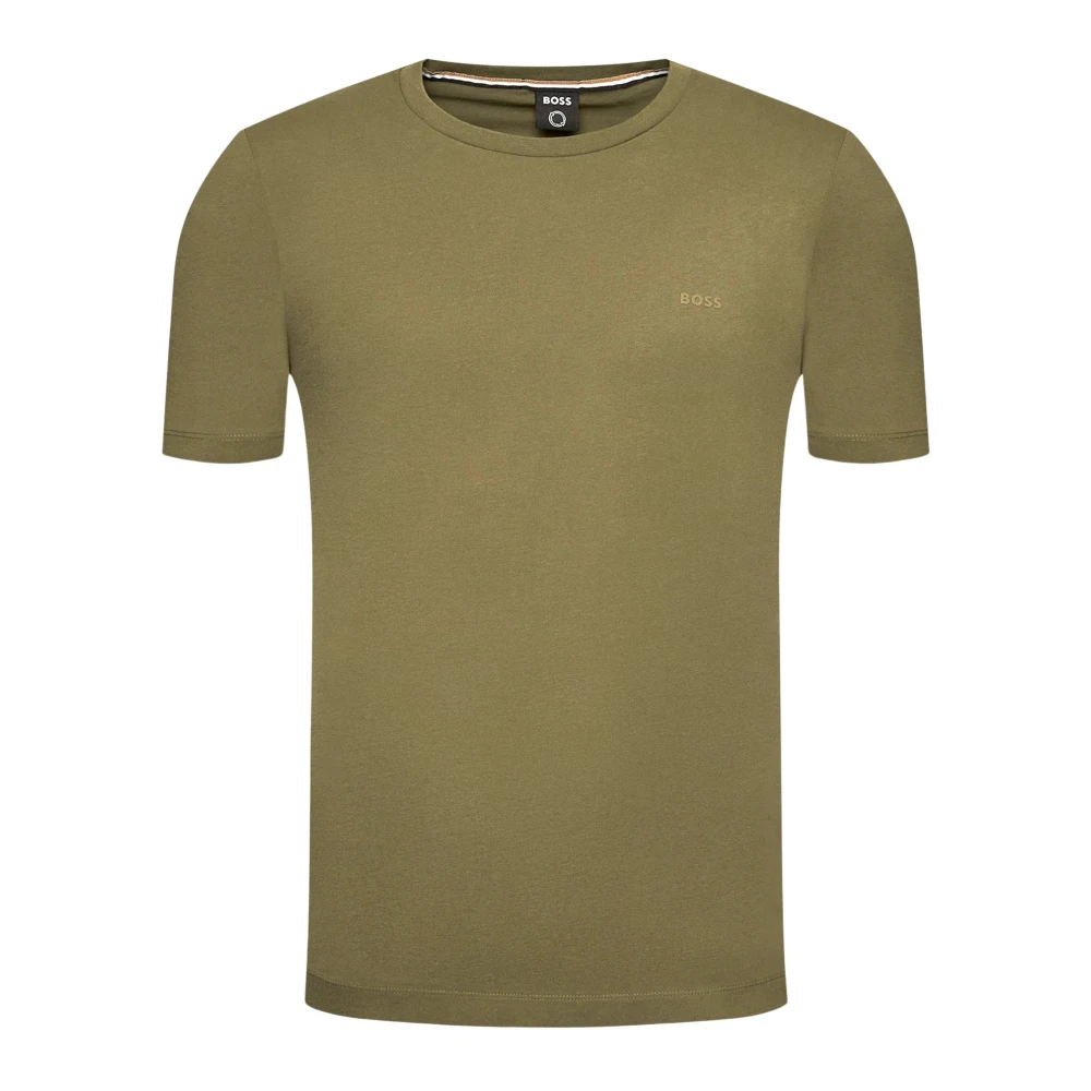 Hugo Men's Green T-Shirts, L, Cotton Jersey Printed Logo T-Shirt