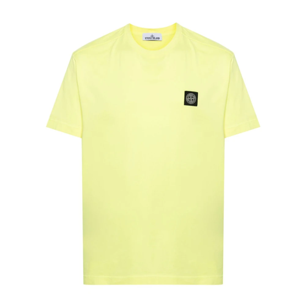 Stone Island Klassiek T-Shirt Yellow Heren