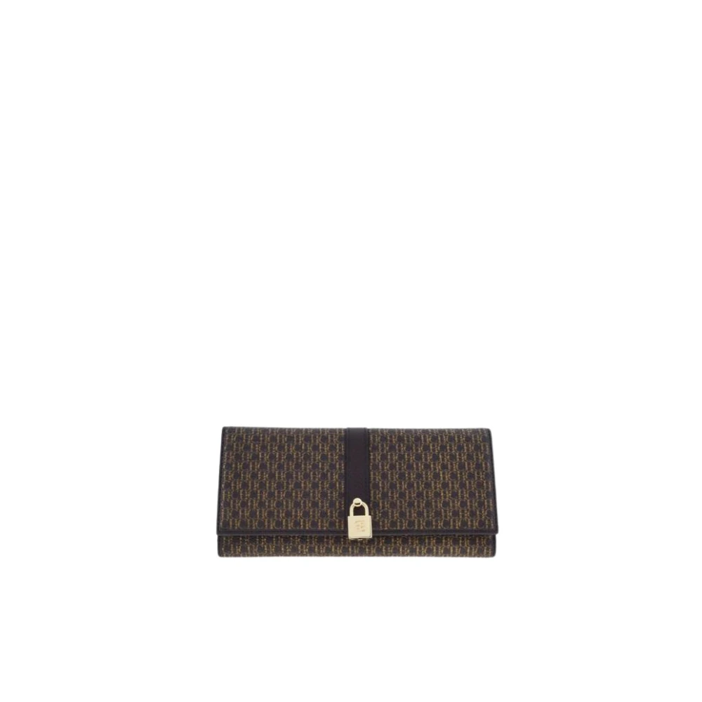 Carolina Herrera Matryoshka Locked Traveler Portemonnee Brown Dames