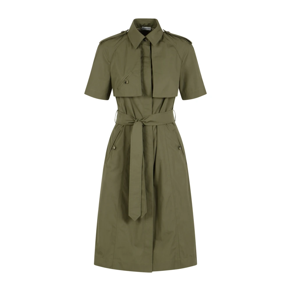 Burberry Women's Green Marina Shirt Dress - Shirt Dresses - 2XS - Dresses