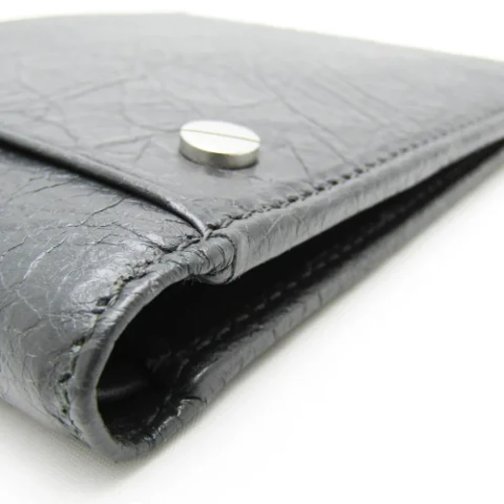 Balenciaga Vintage Pre-owned Leather wallets Black Dames