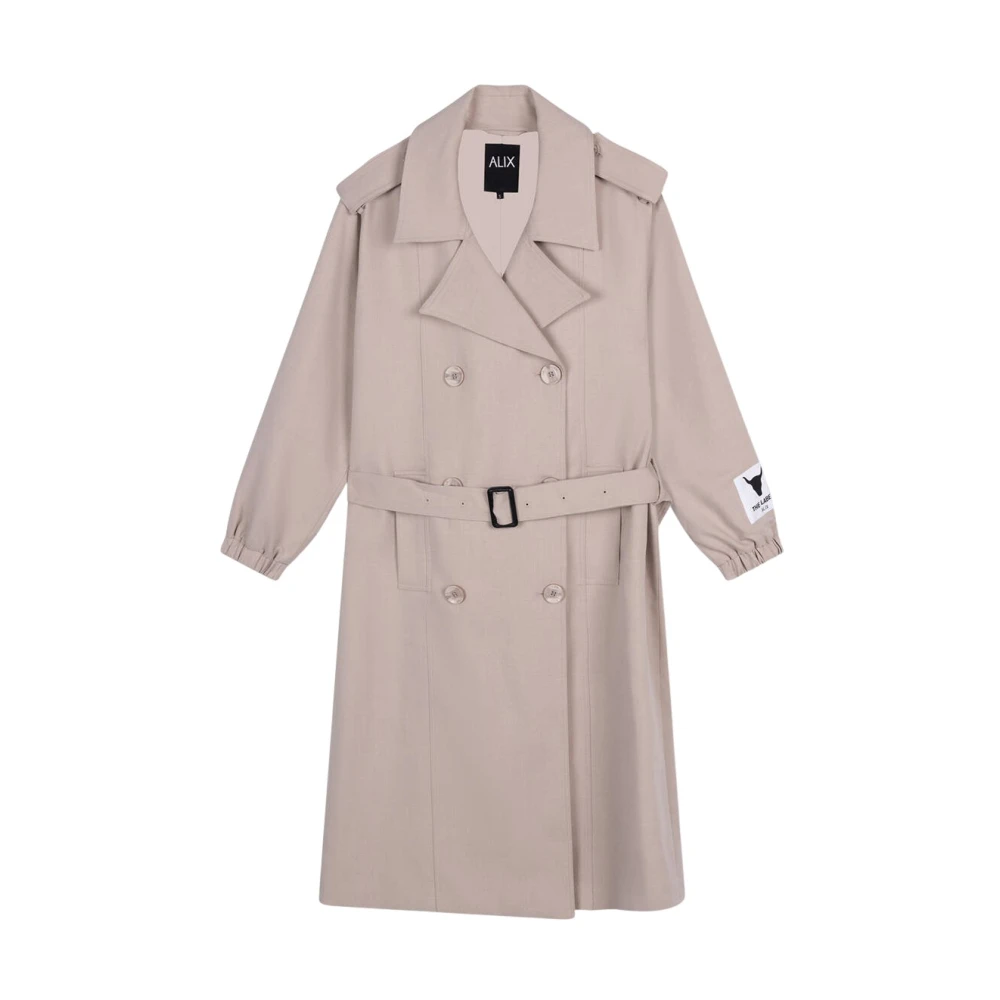 Alix The Label Trenchcoat Jas Beige Dames