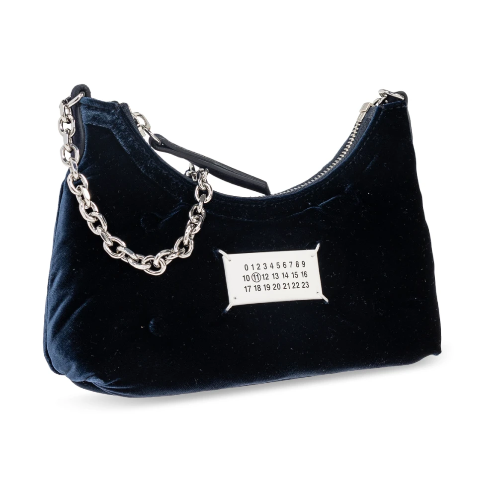 Maison Margiela Schoudertas Glam Slam Micro Blue Heren