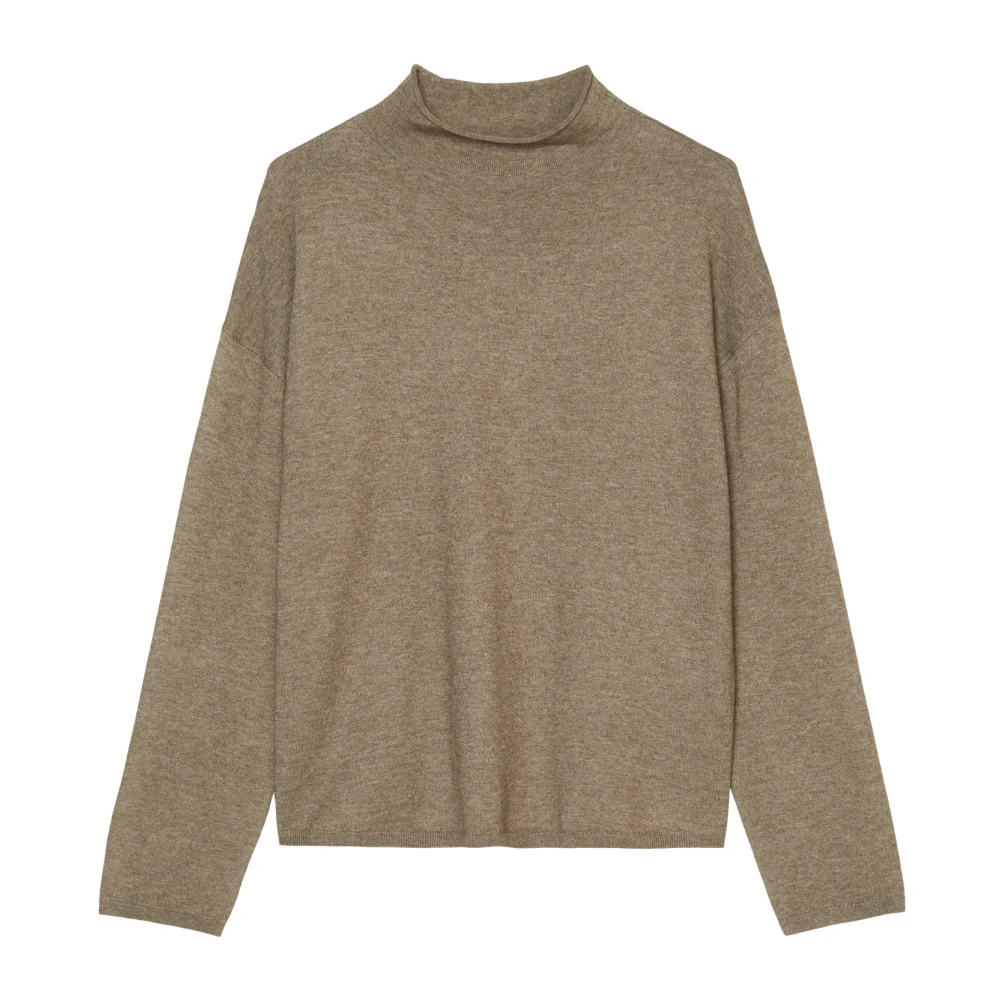 Marc O'Polo Oversized finstickad tröja Gray, Dam