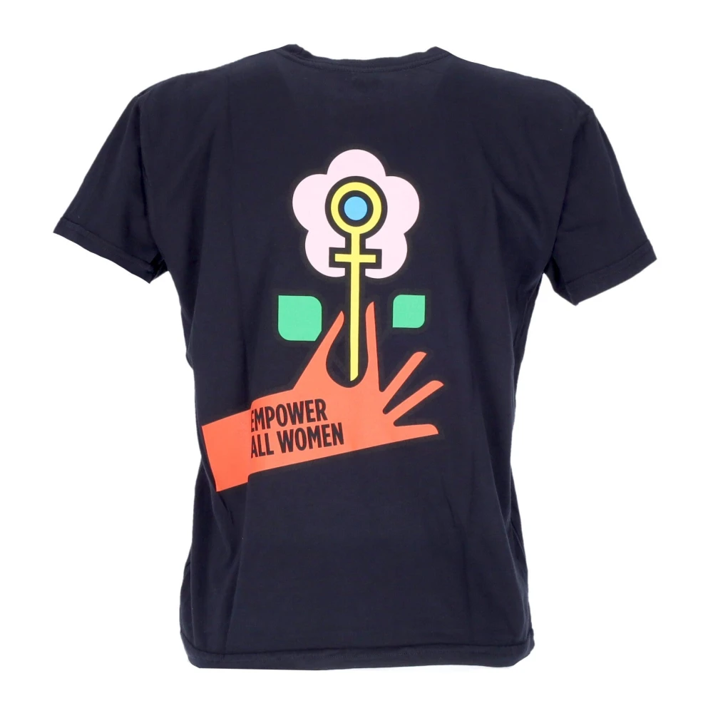 Obey Vintage Tee Off Zwarte Dames T-shirt Blue Dames