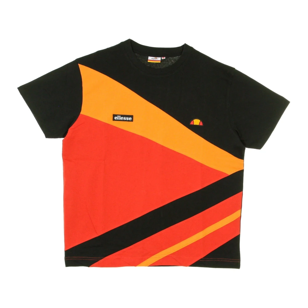 Ellesse Zwarte Heren T-shirt Stijlvolle Casual Mode Multicolor Heren