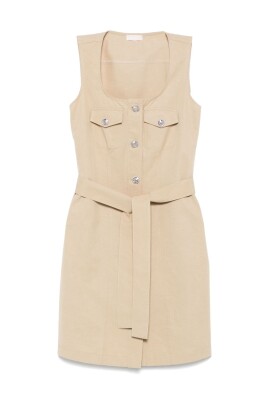beige-front-button-dress-sleeveless