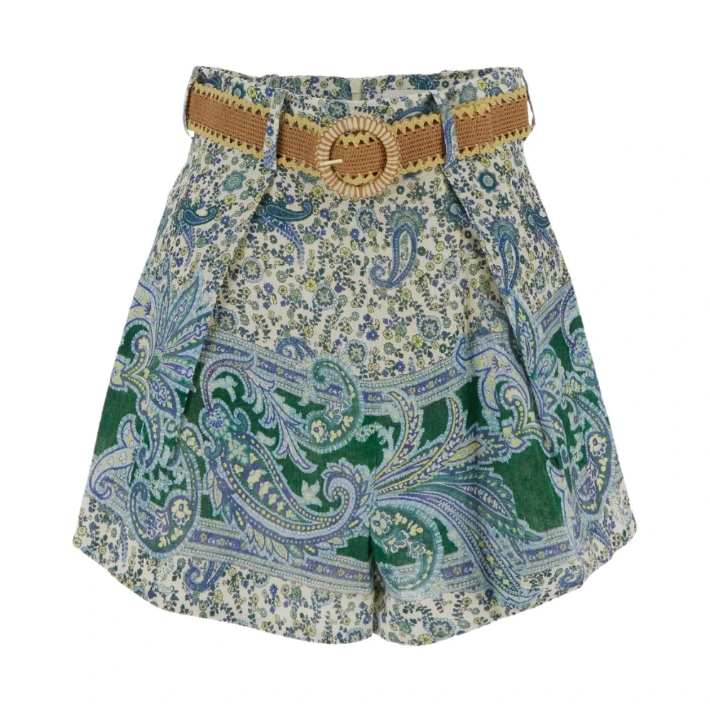 Zimmermann Linnen Tuck Short Multicolor Dames