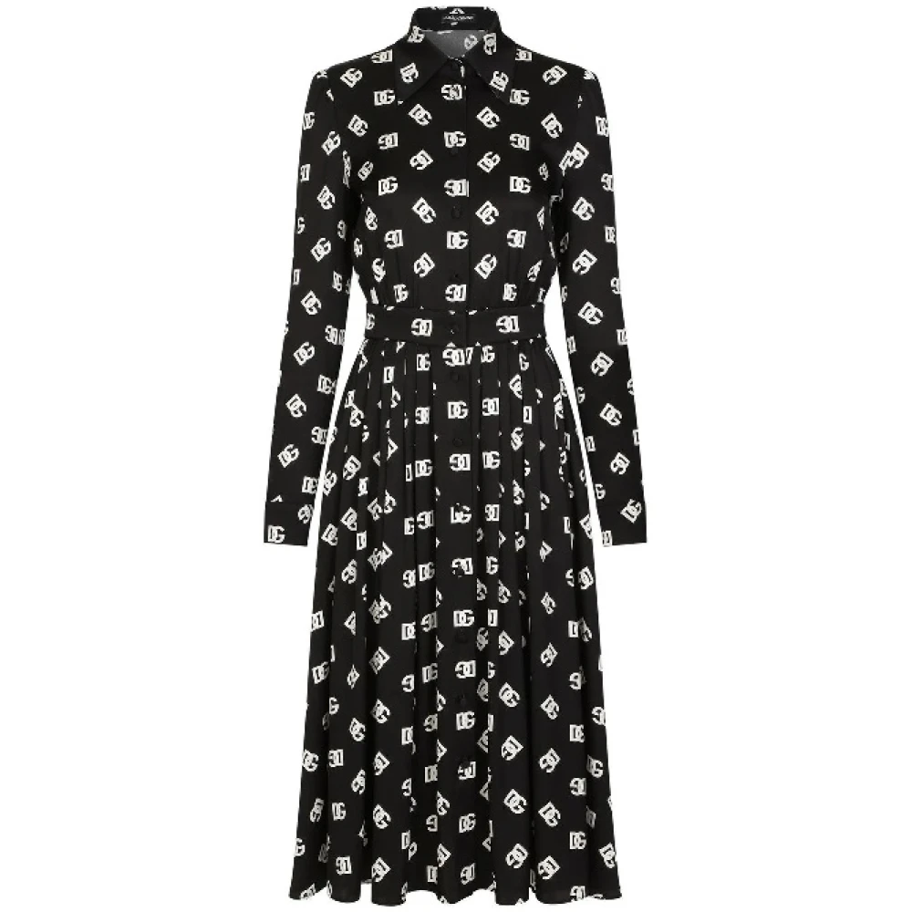 Dolce & Gabbana Elegante Jurk voor Vrouwen Black Dames