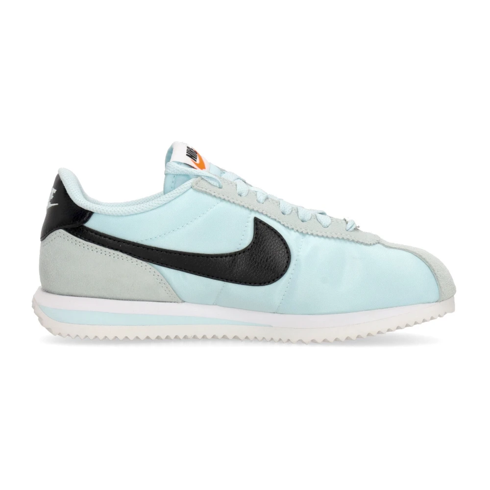 Nike Women's Blue Low Cut Padded Collar Trainers /Black/White - Trainers - 3 Uk - Sport