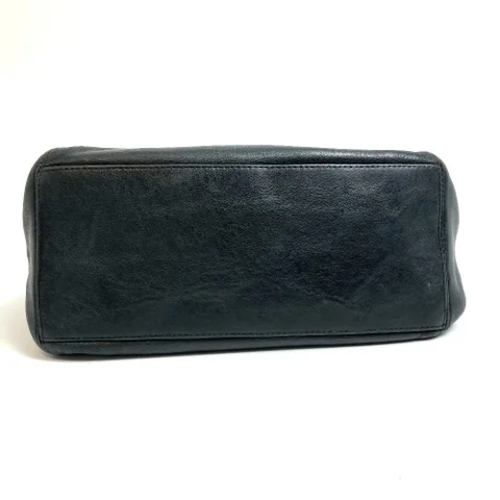 Chanel Vintage Pre-owned Leather chanel-bags Black Dames